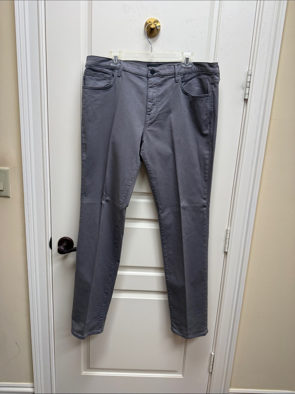 Joe's Jeans Men's Charcoal Gray Straight Chinos